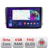 Navigatie Peugeot 208/2008 B-PSA Android Ecran QLED octa core 4+64 carplay android auto KIT-PSA+EDT-E310V3 CarStore Technology