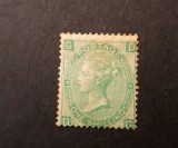 154-GB-ANGLIA-1865-Timbru Mi 27 nestampilat,verde cu sarniera, =1400 euro