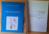 Cer, om, pamant - carte cu dedicatie catre profesorul Constantin Nasta si autograful autorului Zigmund Tauberg