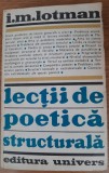 Lecții de poetică structurală, I. M. Lotman