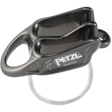 Dispozitiv Asigurare Alpinism PETZL Reverso Gri, Coarda 8.5-10.5mm, Rapel, Filare Secund, Frana Asistata