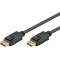 Cablu 3m DisplayPort v1.4 - DisplayPort v.14 HDCP 2.2 fire Cupru negru Goobay 65810