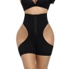 Chiloti Modelatori Push-Up &amp; Corset Linovit, Negri, Marimea 2XL/3XL, Lenjerie Dama, Abdomen, Solduri, Talie