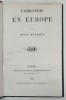 L &#039;INDUSTRIE EN EUROPE par LOUIS REYBAUD , 1856
