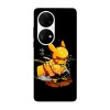 Husa compatibila cu Huawei P50 model Demon slayer Pikachu, Silicon, TPU, Viceversa, Transparent, Carcasa