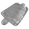 Parasolar auto exterior iarna-vara RoGroup, folie aluminiu, 145 cm x 100 cm, Ro Group