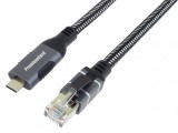 Cablu de retea USB 3.1 type C la RJ45 LAN Cat.6 FTP T-T 3m, ku31net3, Oem