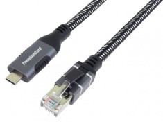 Cablu de retea USB 3.1 type C la RJ45 LAN Cat.6 FTP T-T 3m, ku31net3