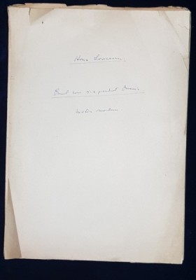 Manuscris Horia Lovinescu, Omul care si-a pierdut omenia foto