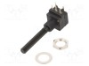 Potenţiometru axial 500k&Omega; 200mW THT 6mm plastic mono cărbune PIHER