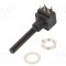 Potenţiometru axial 500k&Omega; 200mW THT 6mm plastic mono cărbune PIHER