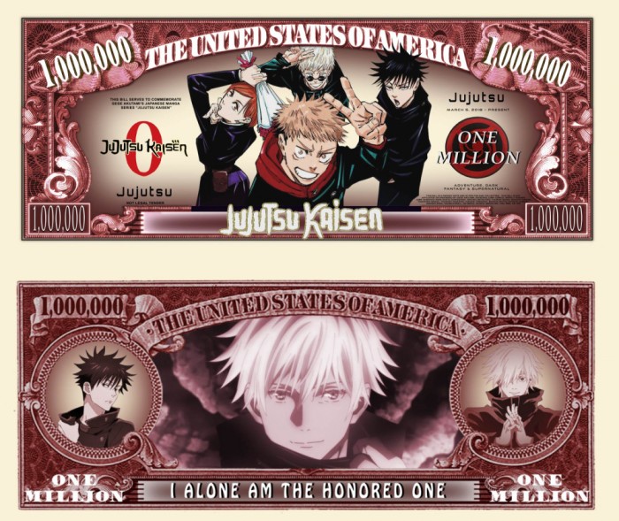 !!! SUA = FANTASY NOTE (TJ6) = DESENE ANIMATE : JUJUTSU KAISEN - 2023 - UNC