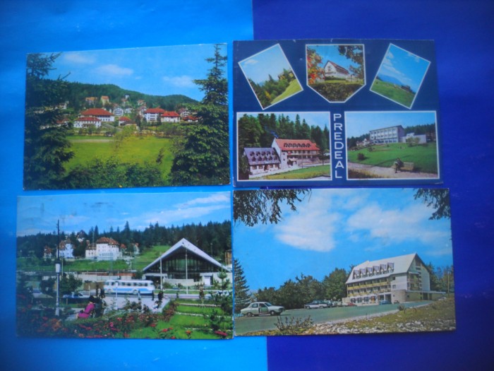 HOPCT LOT 2246 PREDEAL -JUD BRASOV-4 CARTI POSTALE-CIRCULATE