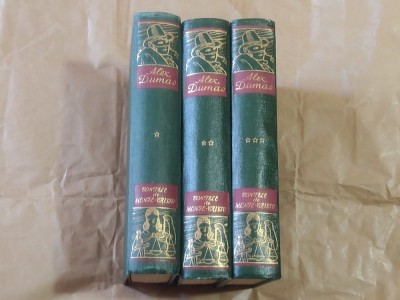ALEXANDRE DUMAS - CONTELE DE MONTE CRISTO vol.1.2.3. foto