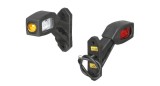 Lampa gabarit Universal, 12/24V, 42x114x135mm, alb-rosu-galben, cu LED, suport surub, omologare ECE, , Dreapta