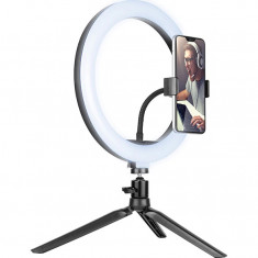 Lampa circulara LED,Ring Light 26 cm, + mini trepied foto