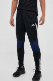 Adidas Performance pantaloni de antrenament Tiro 23 Competition Winterized culoarea negru, modelator