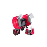 Polizor de banc cu 2 pietre, 200 mm, 1700W, 2950 rpm, Red Technic