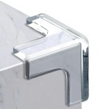Protectie din silicon pentru colt mobila, transparenta, 3.2x3.2x1.2 cm, set 4 bucati, Oem
