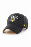 47 brand sapca NHL Pittsburgh Penguins culoarea negru, cu imprimeu, H-BLPMS15WBP-BK