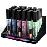 Set 24 farduri de pleoape Neon Liquid Glitter Magic Studio 32009, 5 ml