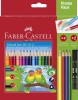 CREIOANE COLORATE TRIUNGHIULARE 18+4+2 PROMO FABER-CASTELL, Faber Castell