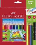 CREIOANE COLORATE TRIUNGHIULARE 18+4+2 PROMO FABER-CASTELL, Faber Castell