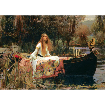 Puzzle 2000 piese - The Lady Of Shalott, 1888 foto