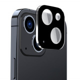 Cumpara ieftin Folie Camera pentru iPhone 15 / 15 Plus, Techsuit Full Camera Glass, Black