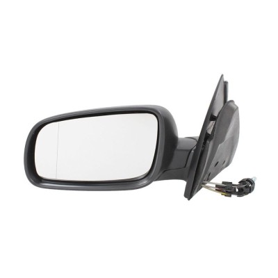 Oglinda exterioara VW Lupo (6X1/6E1) 02.2001-12.2002 Partea Stanga Crom Asferica Manuala Prin Cablu Fara Incalzire, caracasa neagra, model MARE foto