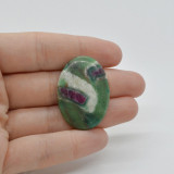 Cabochon rubin in fucsit 35x25x5mm c44, Stonemania Bijou