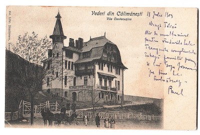 SV * Calimanesti VILA CANTACUZINO * 1903 * foto