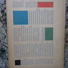 Unitatea Artistica A Spectacolului - Alexei Popov - Tiraj: 3150 Exemplare