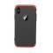 Husa pentru Apple iPhone X, GloMax 360 Negru-Rosu