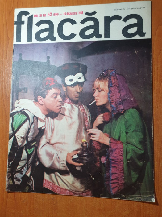 flacara 24 dcembrie 1966-teatrul din iasi 150 ani de spectacole in limba romana