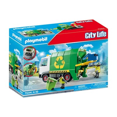 Playmobil - Camion De Reciclare Cu Accesorii foto