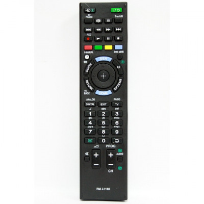 Telecomanda pentru LCD/LED Sony, RM-L1165, neagra foto