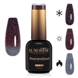 Cumpara ieftin Oja Semipermanenta Termica 3 Culori LUXORISE ThermoCool - Cosmic Cassie 10ml