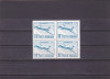 ROMANIA 1983 LP 1073 ROMBAC 1 - 11, in bloc de 4 timbre, MNH, Nestampilat, Spatiu