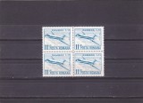 ROMANIA 1983 LP 1073 ROMBAC 1 - 11, in bloc de 4 timbre, MNH, Nestampilat, Spatiu