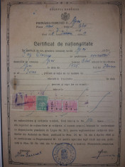 LOT 136 Document 1948 cu timbre fiscale Mihai,Coroana,IOVR foto