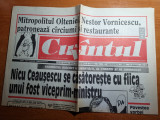 ziarul cuvantul 14-20 septembrie 1993-nicu ceausescu se casatoreste