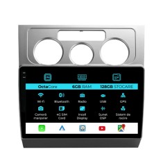 Navigatie Dedicata Volkswagen Touran (2003-2010), 10Inch, 6Gb Ram, 128Gb Stocare, Carplay