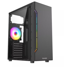 Carcasa pro gaming cyber mid tower tempered glass ventilatoare suportate: 6 ventilatoare incluse: 1 atx