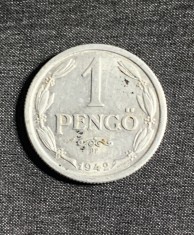 Moneda 1 Pengo 1942 Ungaria