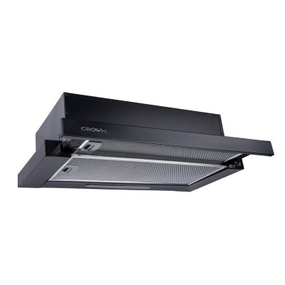 Hota incorporabila telescopica Crown HB 6001 BK, 280 mc, 60 cm, neagra foto