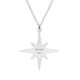Colier cu steluta personalizata - argint 925