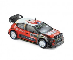 Macheta Auto Norev, Citroen C3 WRC - S.Lefebvre/G.Moreau - Monte Carlo 2017 1:43 foto