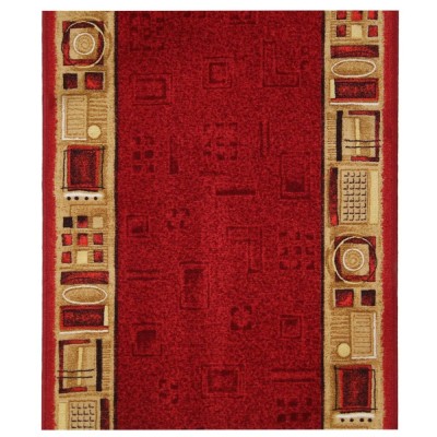 Traversa Jena 10, poliamida, rosu bordeaux, latime 80 cm, dreptunghiulara foto