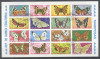 Eq. Guinea 1974 Butterflies, imperf. block, used T.121, Stampilat